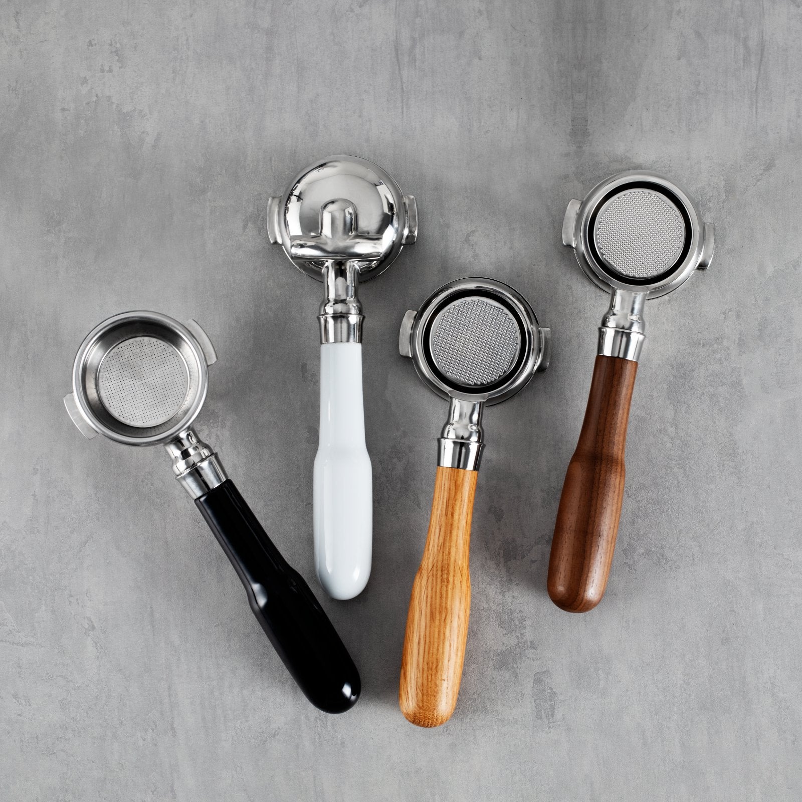 58mm Bottomless Portafilter, 2 Ears with Double Cup Filter Basket - Gemilai