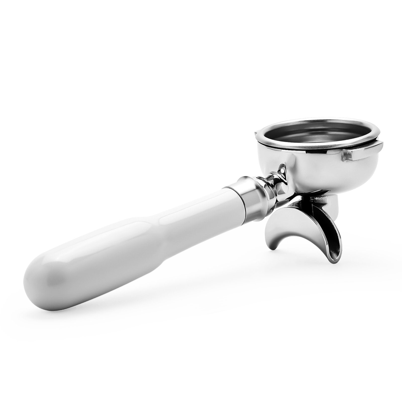 58mm Double Spouts Portafilter, 2 Ears with Double Cup Filter Basket - Gemilai