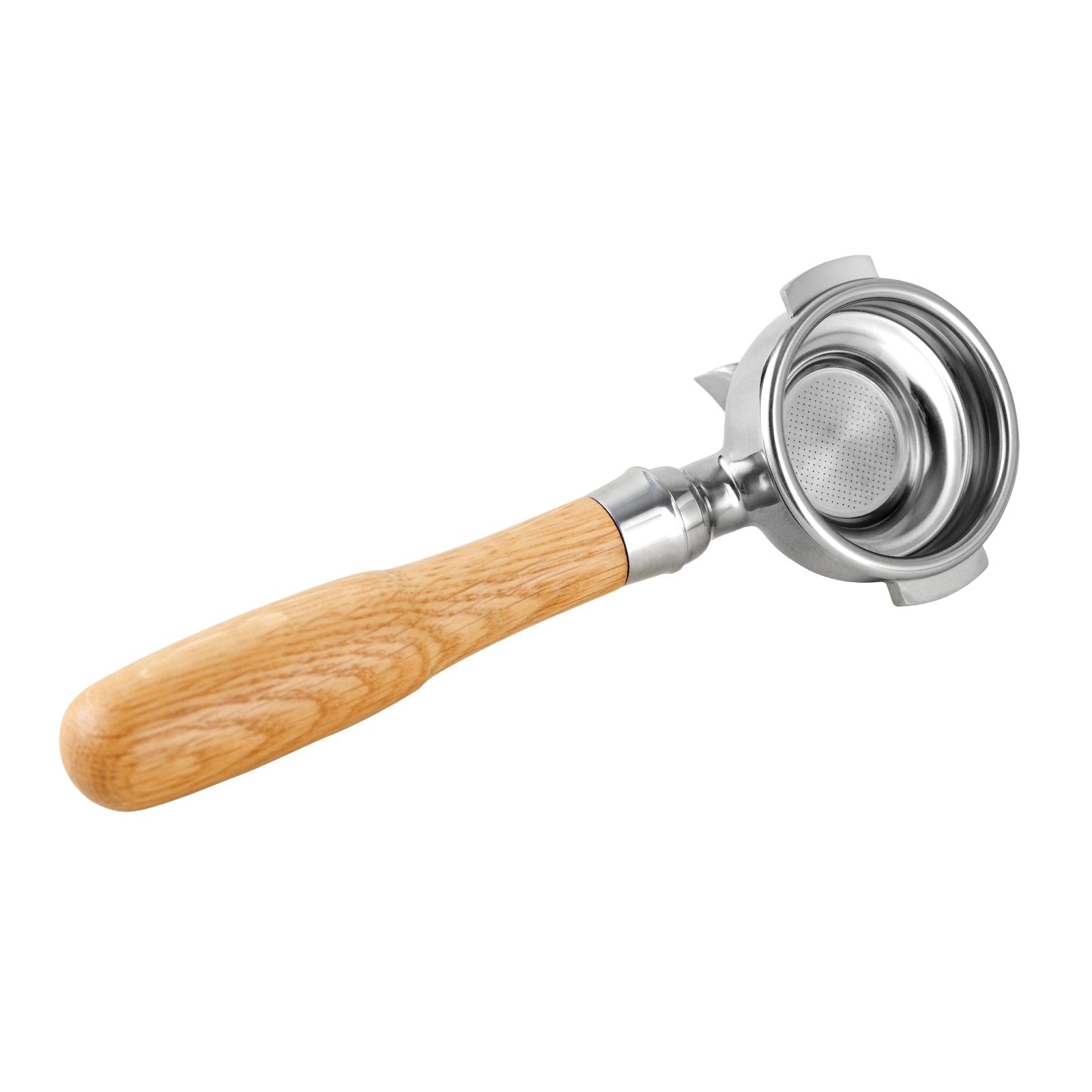 58mm Double Spouts Portafilter, 2 Ears with Double Cup Filter Basket - Gemilai