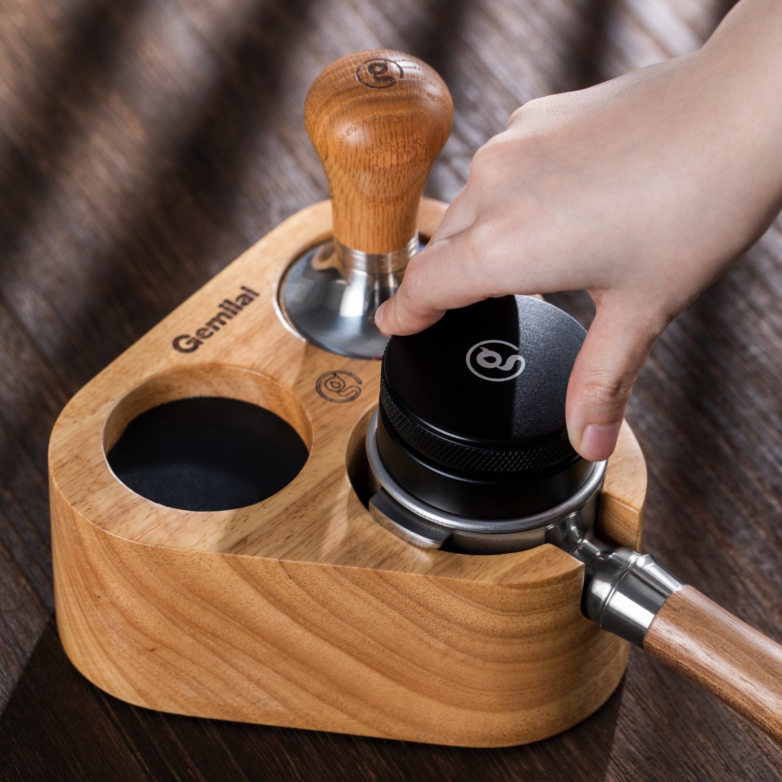 58mm Espresso Tamping Station - Gemilai