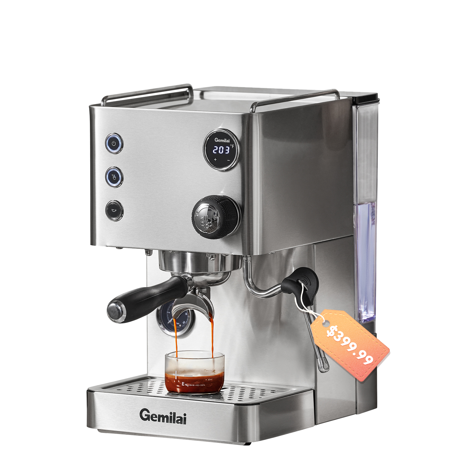 Powerhouse G3007L Espresso Machine with 550ml Brew Boiler
