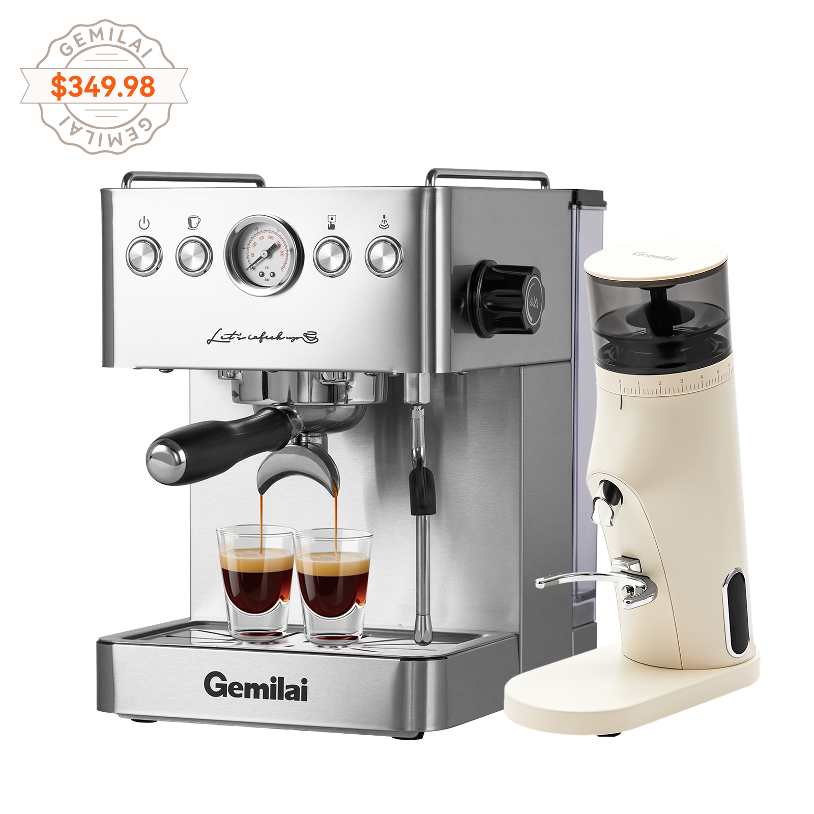 Beetle G3005H Espresso Machine with G9010B Coffee Grinder