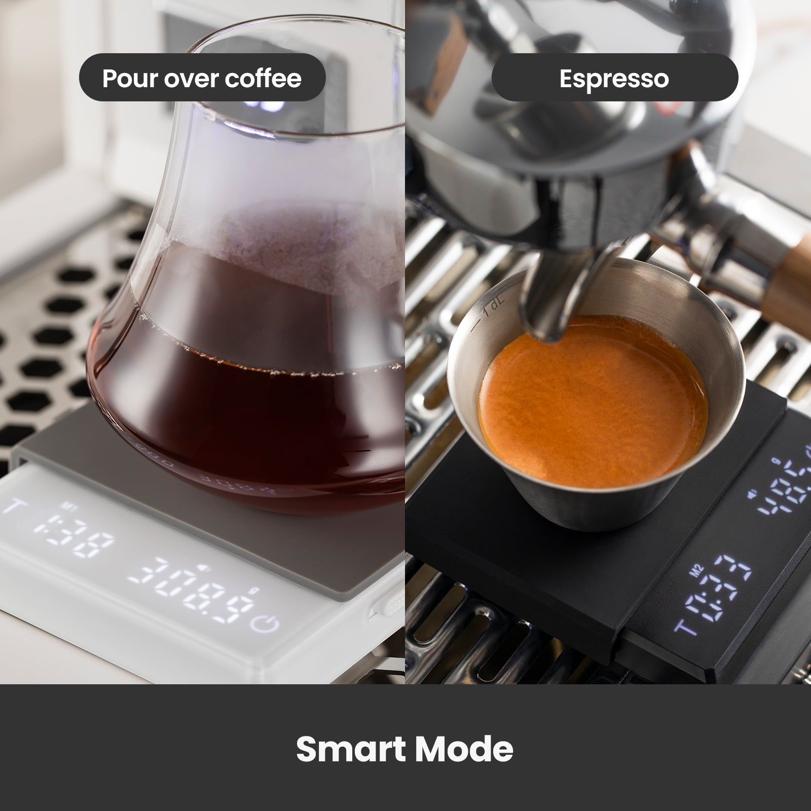 Coffee Scale with Timer, Espresso Scale with Auto Tare - Gemilai