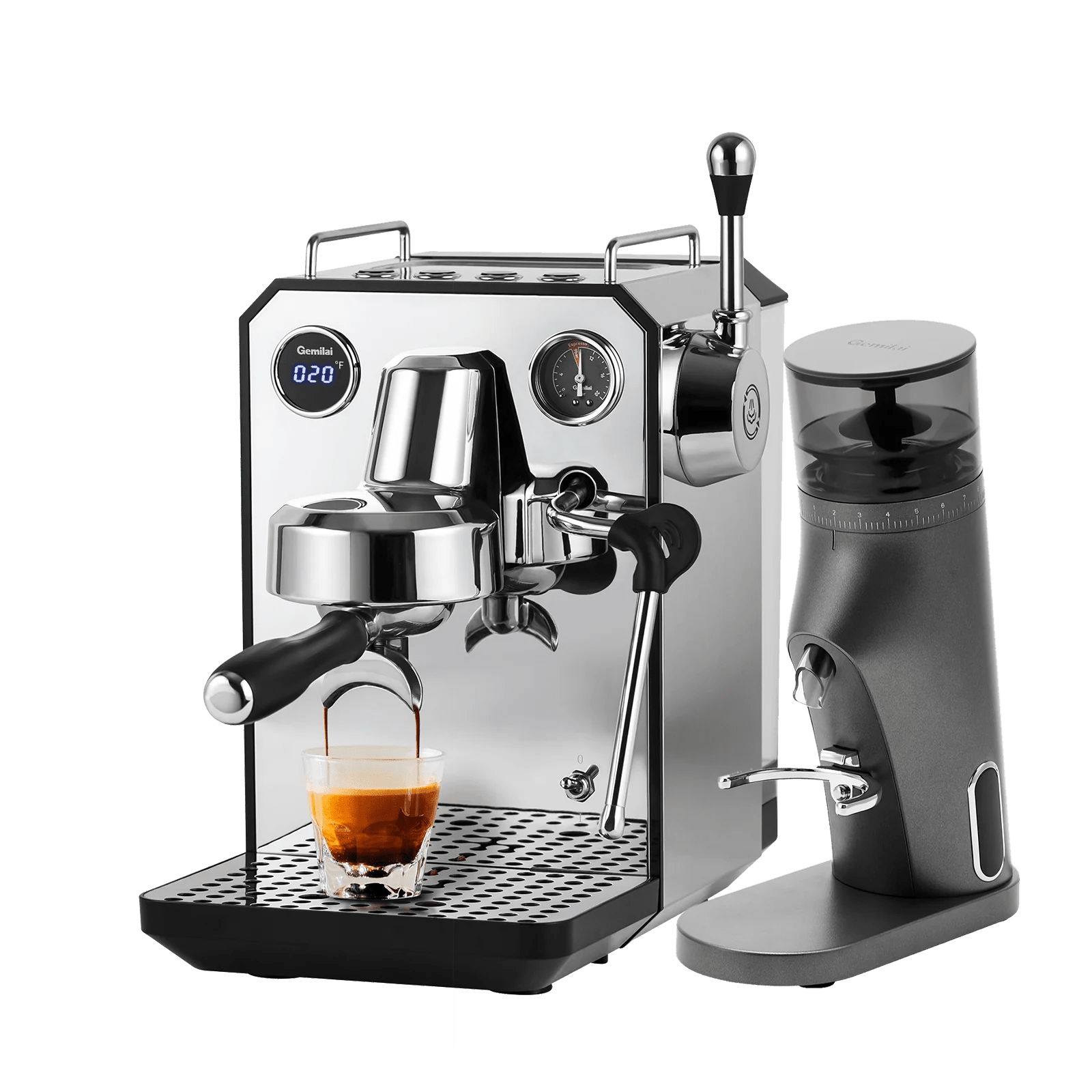Owl G3006 Espresso Machine with G9010B Coffee Grinder - Gemilai