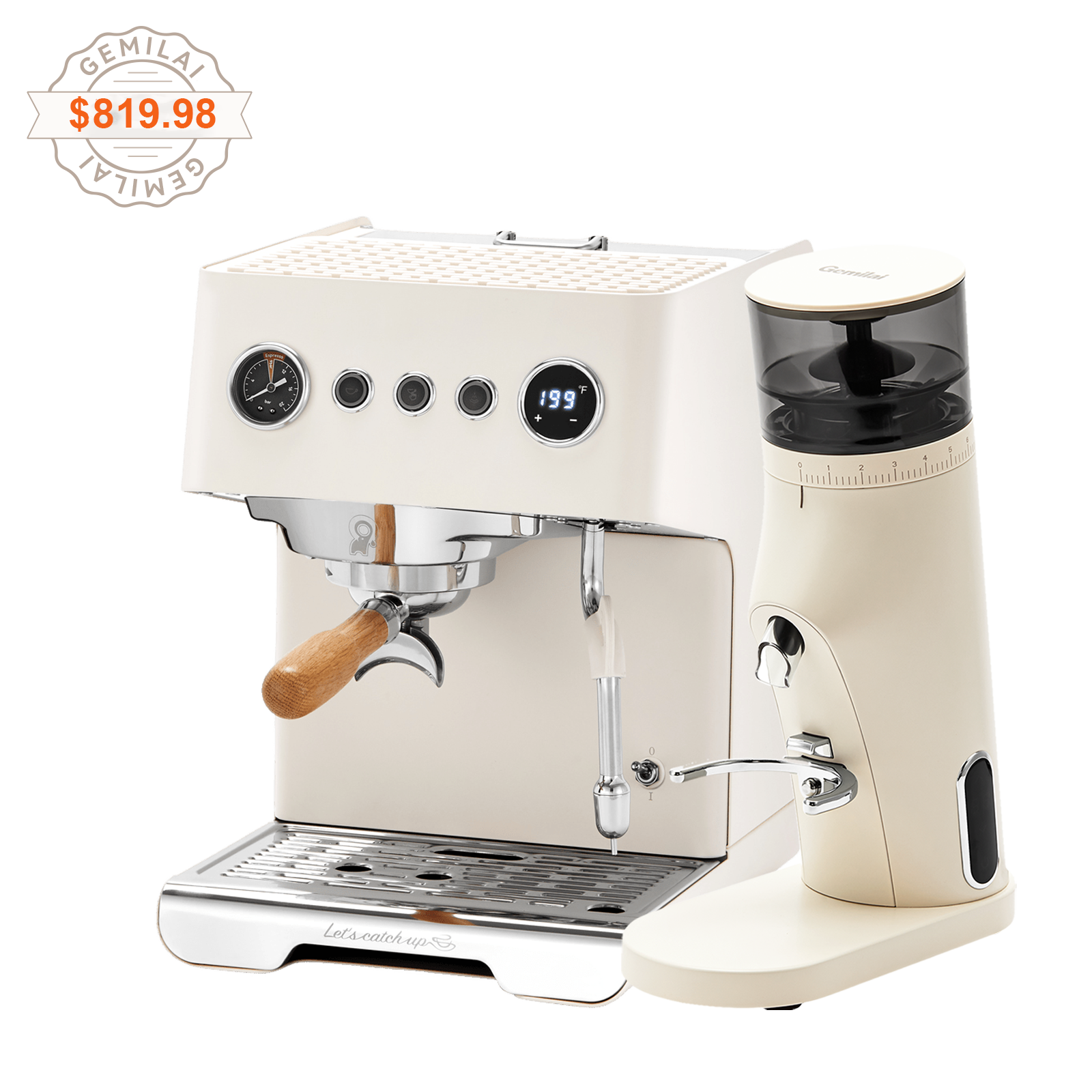 Ele G3028A Espresso Machine with G9010B Coffee Grinder