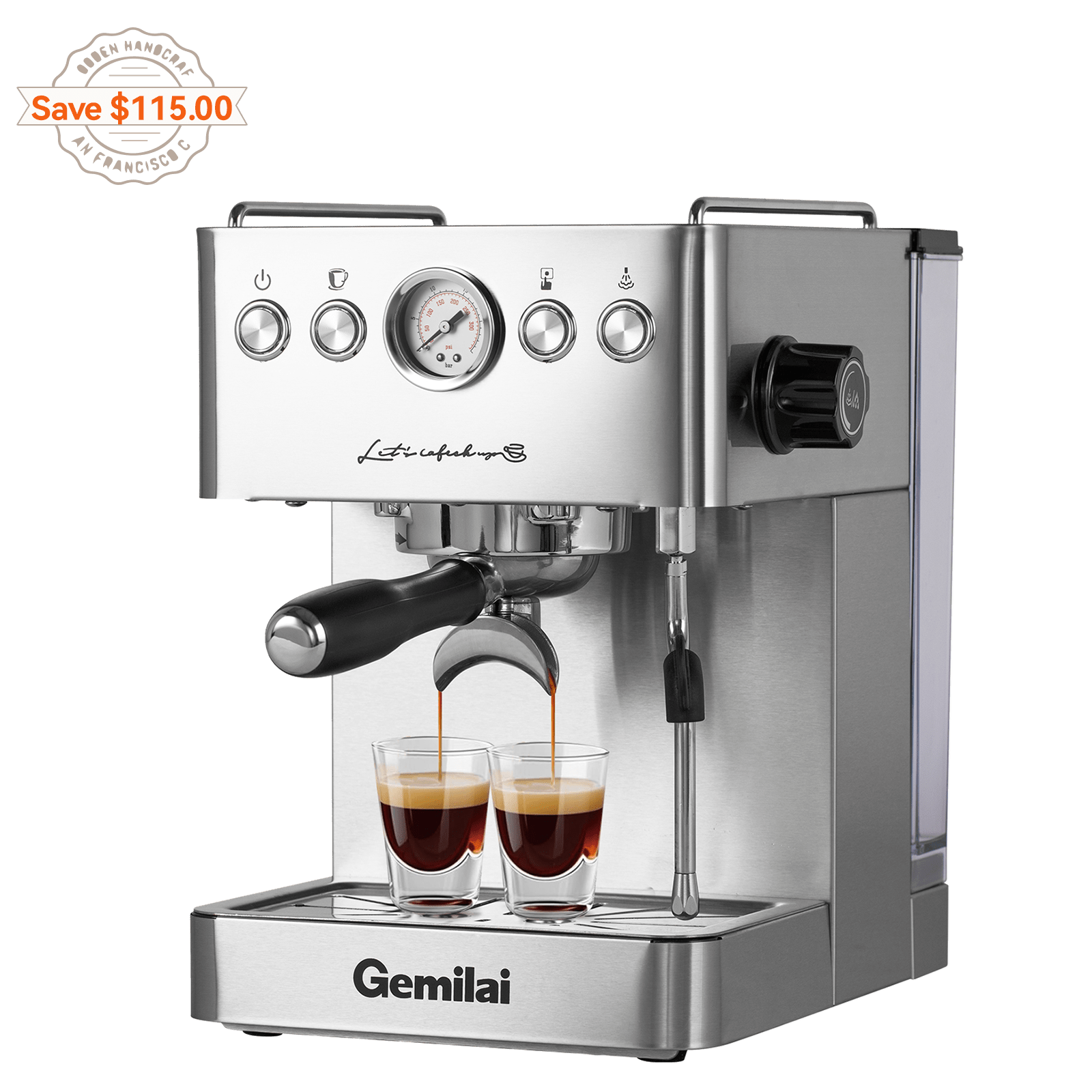 Beetle G3005H Espresso Machine - Gemilai