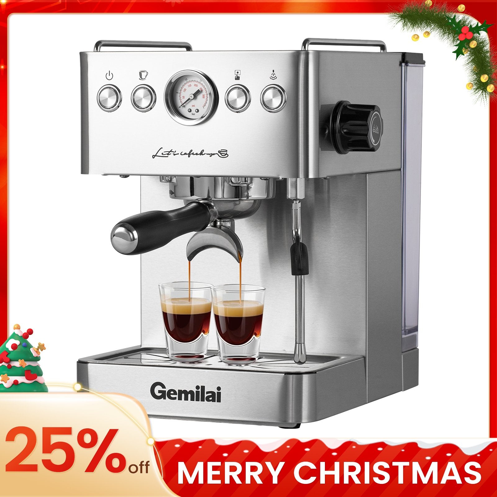 Beetle G3005H Espresso Machine - Gemilai