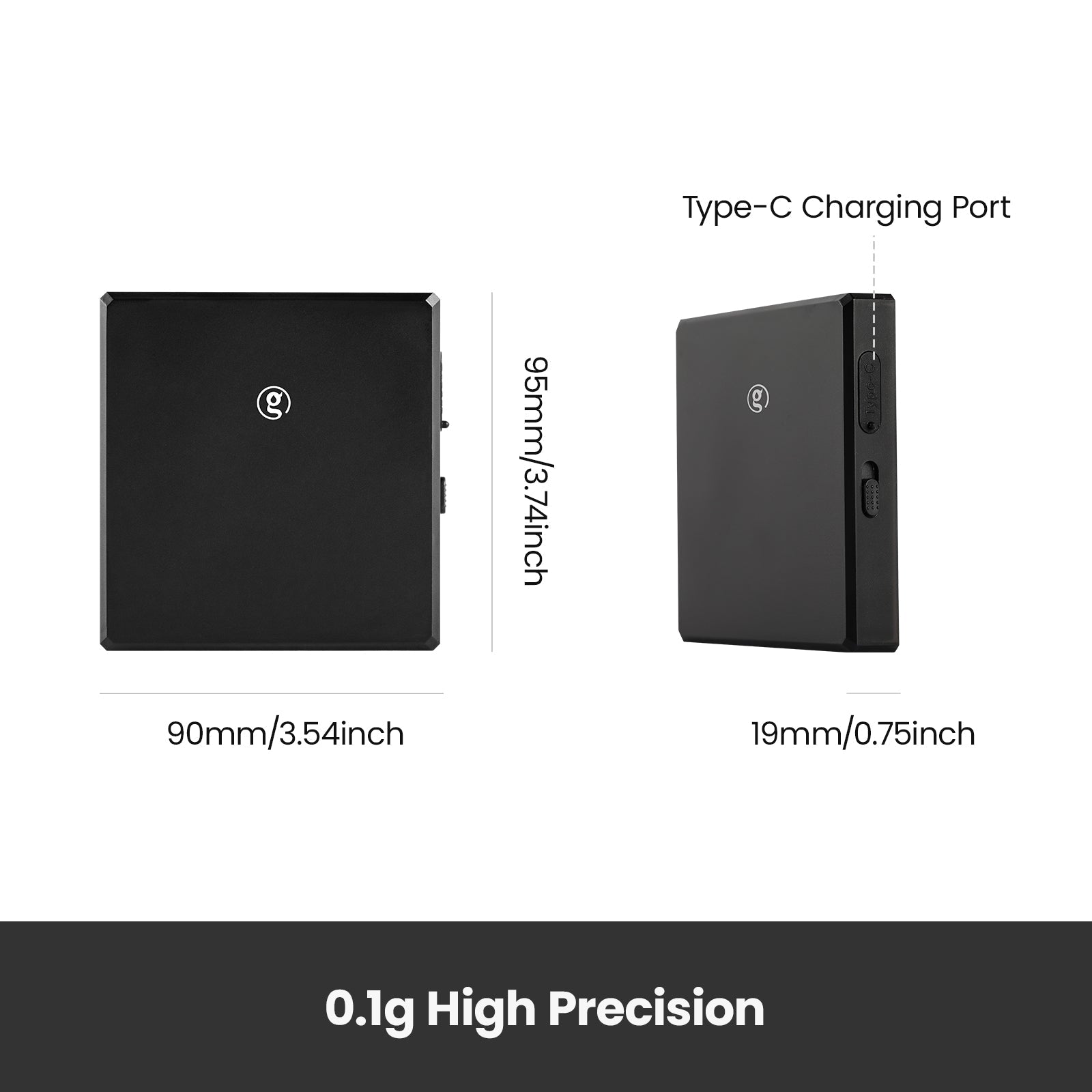 Coffee Scale with Timer, Espresso Scale with Auto Tare - Gemilai