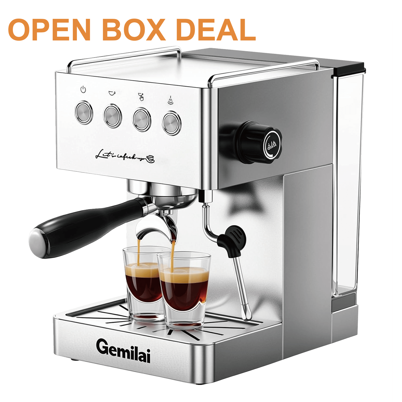 OPEN BOX G3005E Espresso Machine - Gemilai