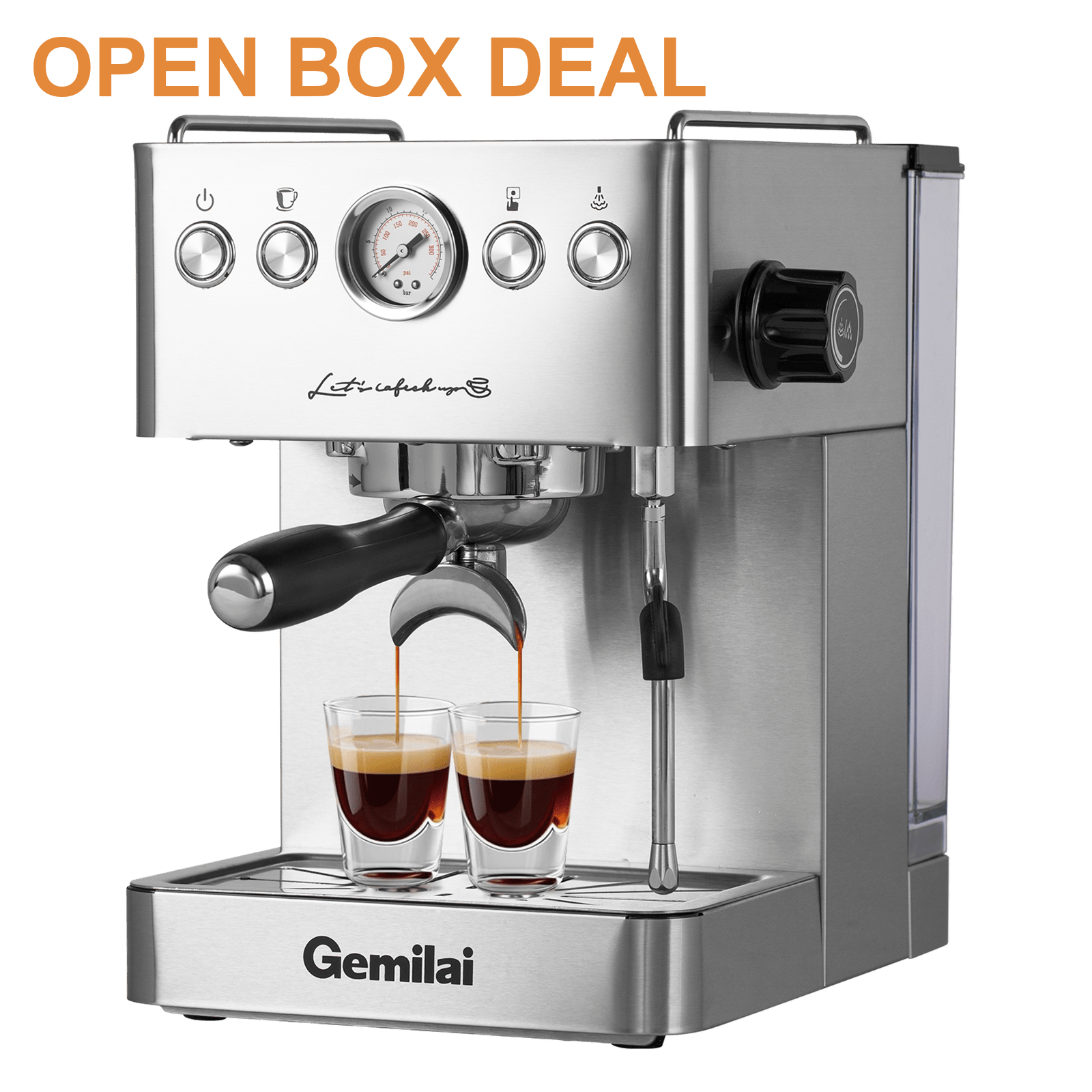 OPEN BOX G3005H Espresso Machine - Gemilai