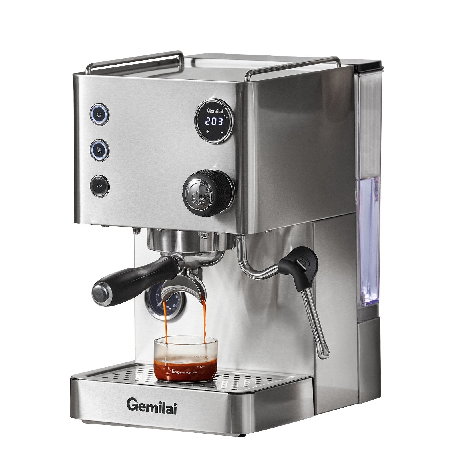 Powerhouse G3007L Espresso Machine with 500ml Brew Boiler - Gemilai