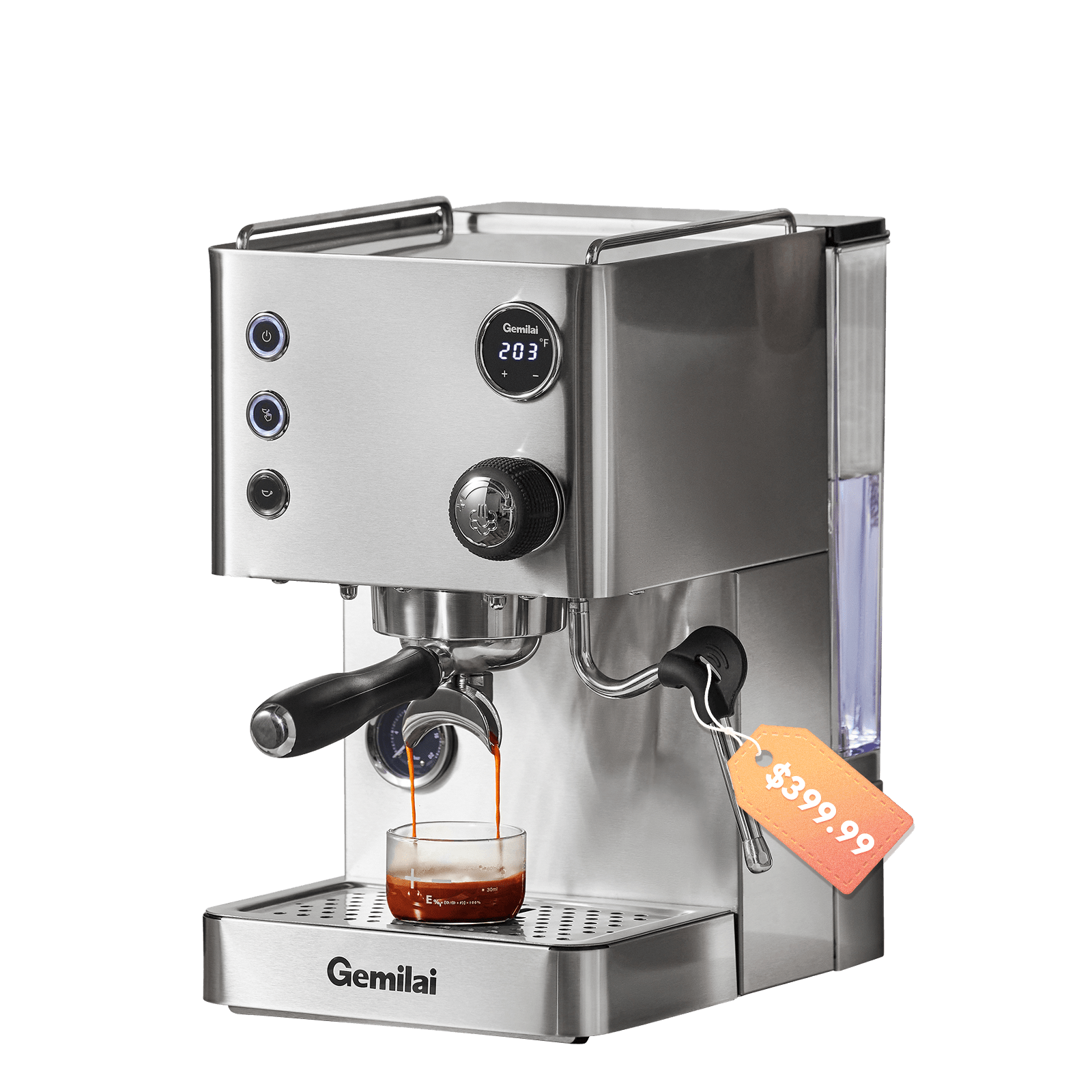 Gemilai 3650 中国製 58mm エスプレッソマシン　変圧器つき Amazon.com: Gemilai Espresso Machine, Professional Espresso