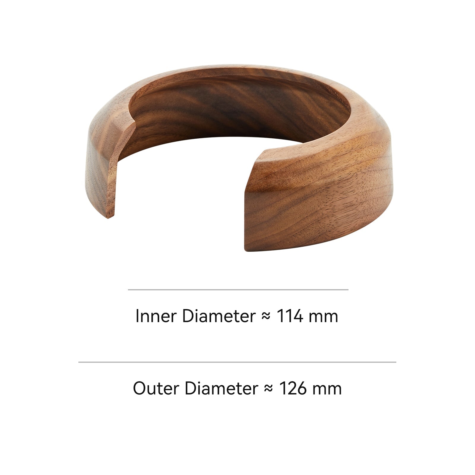 Walnut Wood Anti - Scalding Group Head Cover - Gemilai